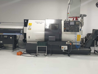 NAKAMURA-TOME WT-150 twin spindle twin turret turning center machine