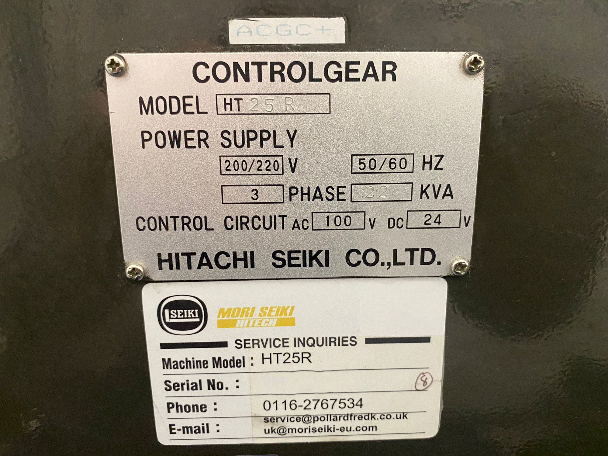 HITACHI SEIKI Hi Tech 25R lathe