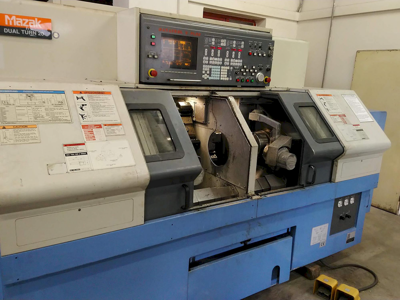 ➤ Used Mazak Dual Turn 20 Lathe