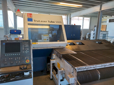 Naudota Trumpf TruLaser Tube 5000 lazerinio pjovimo mašina
