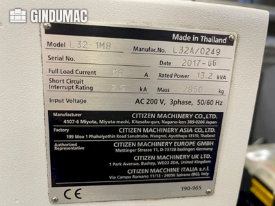 Citizen L32-1M8 lathe