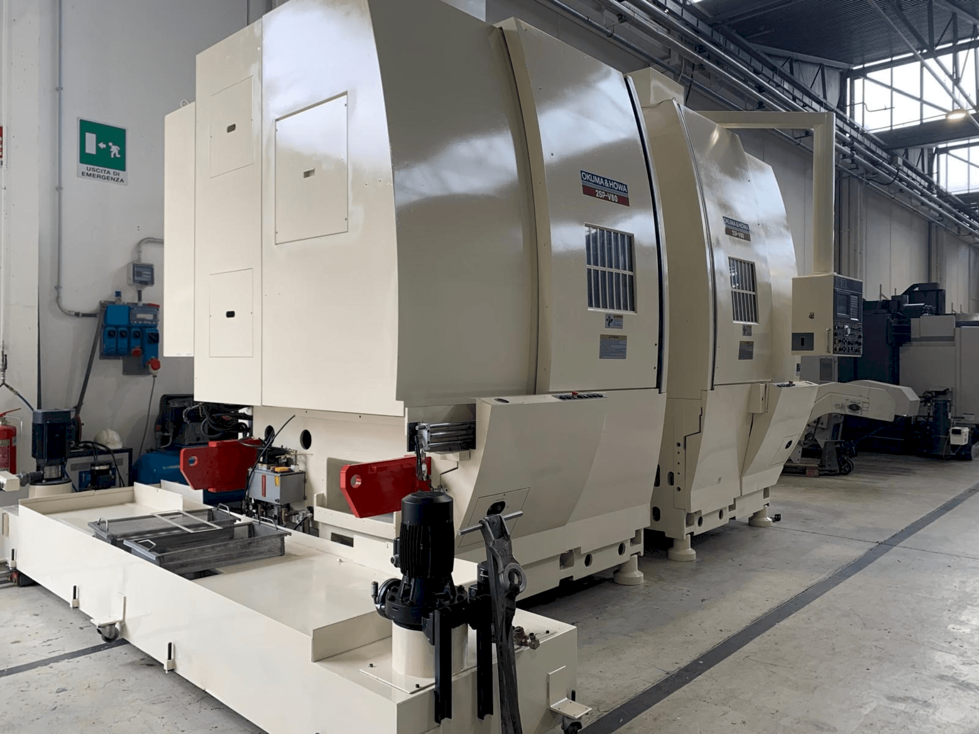 OKUMA 2SP-V80 Lathe
