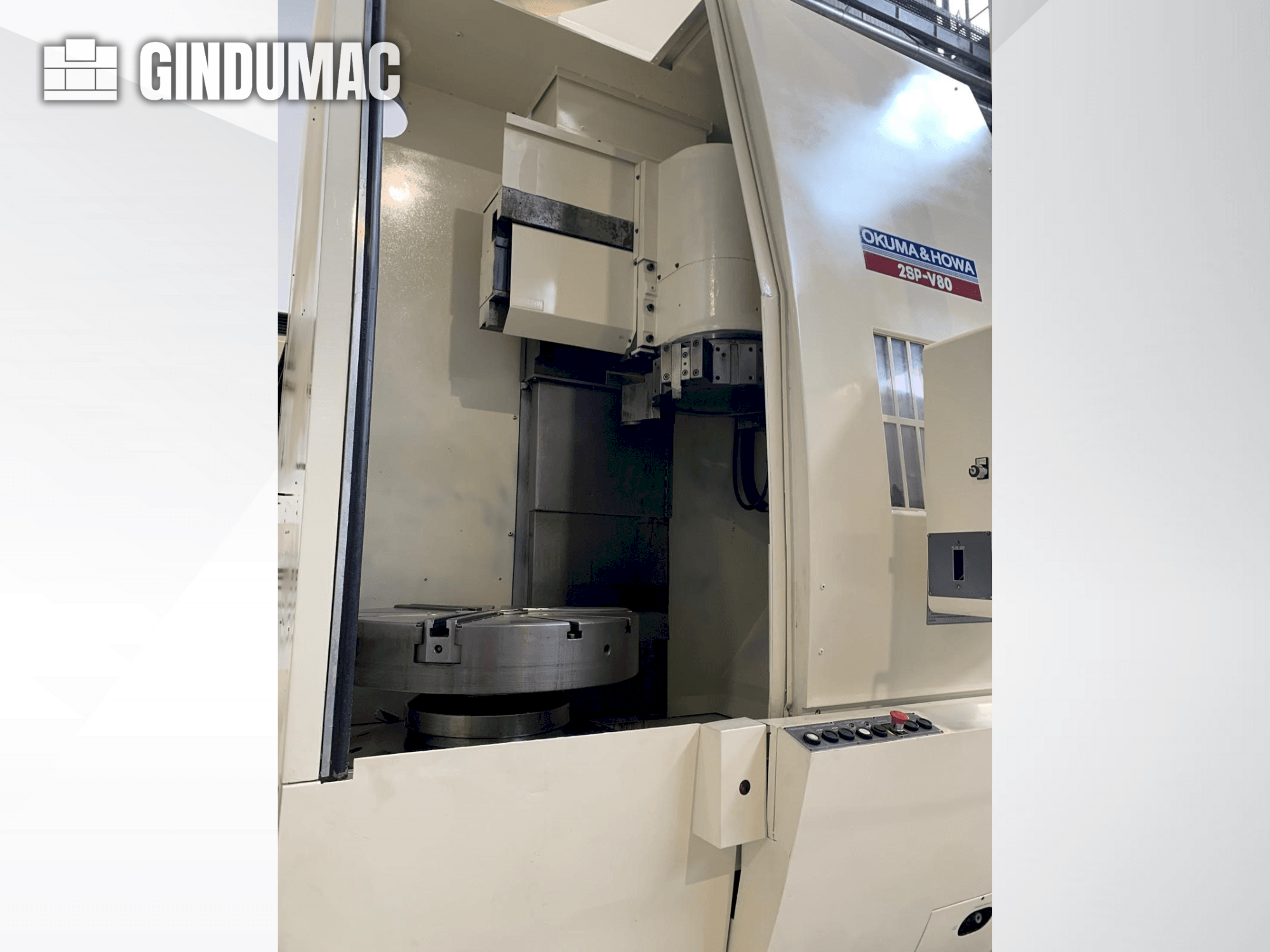 OKUMA 2SP-V80 Lathe