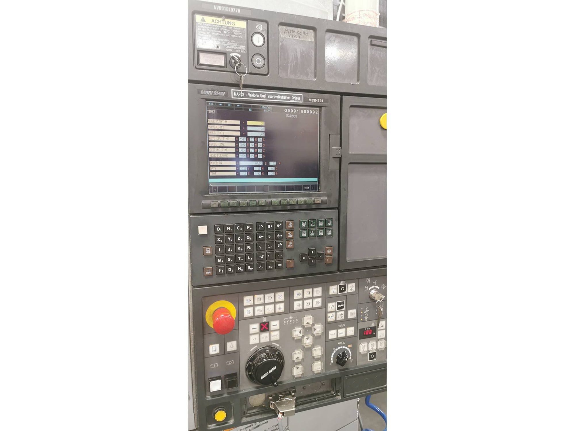 MORI SEIKI NV 5000 Vertical Machining Center