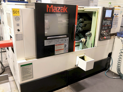 macoページ Mazak Quick Turn Smart 200M lathe